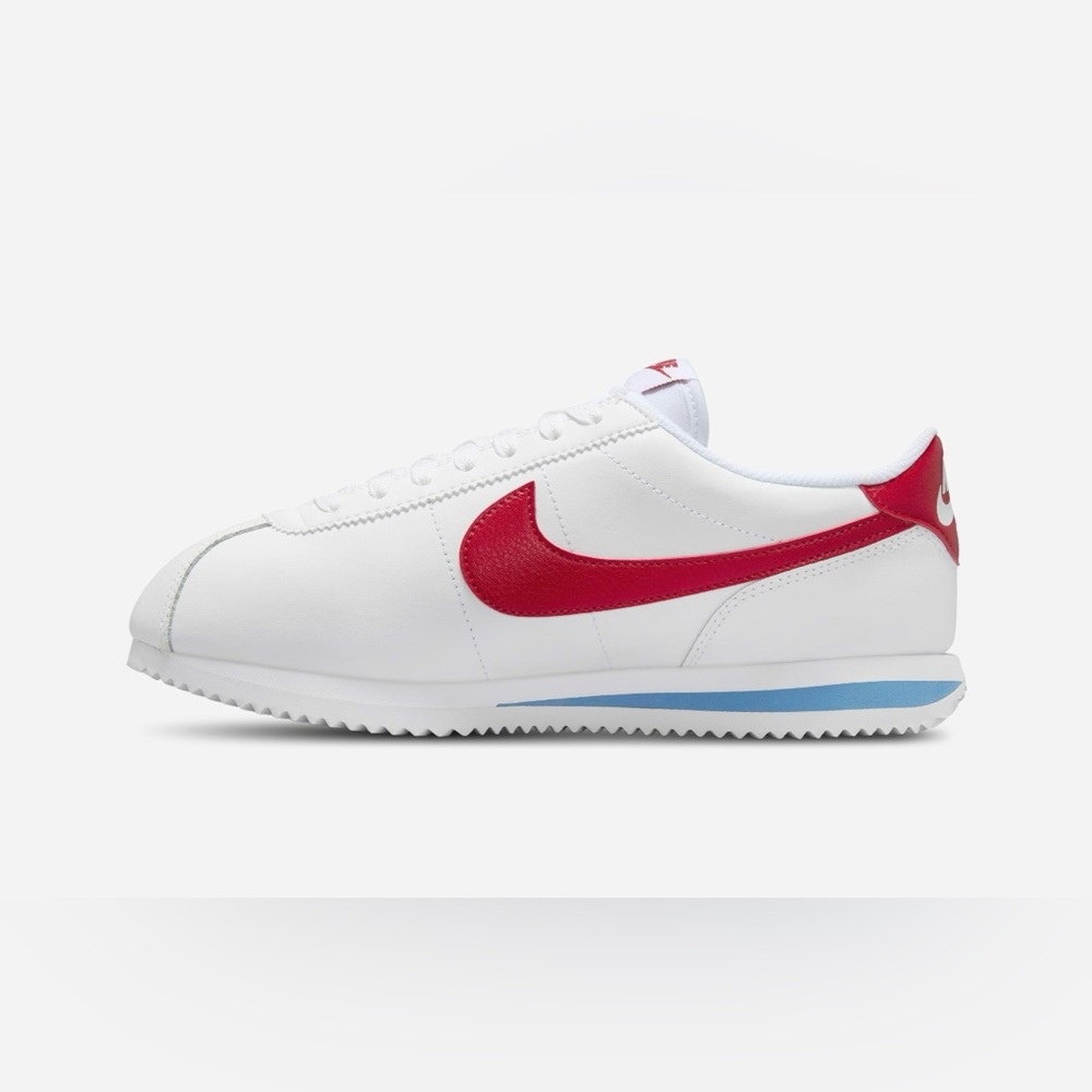 Nike Classic Cortez White and Red Sneakers